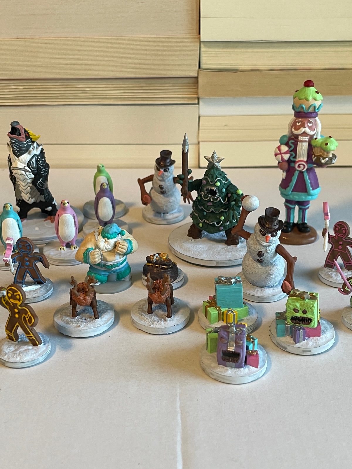 20-Piece Christmas in July Hand Painted Mini Set
