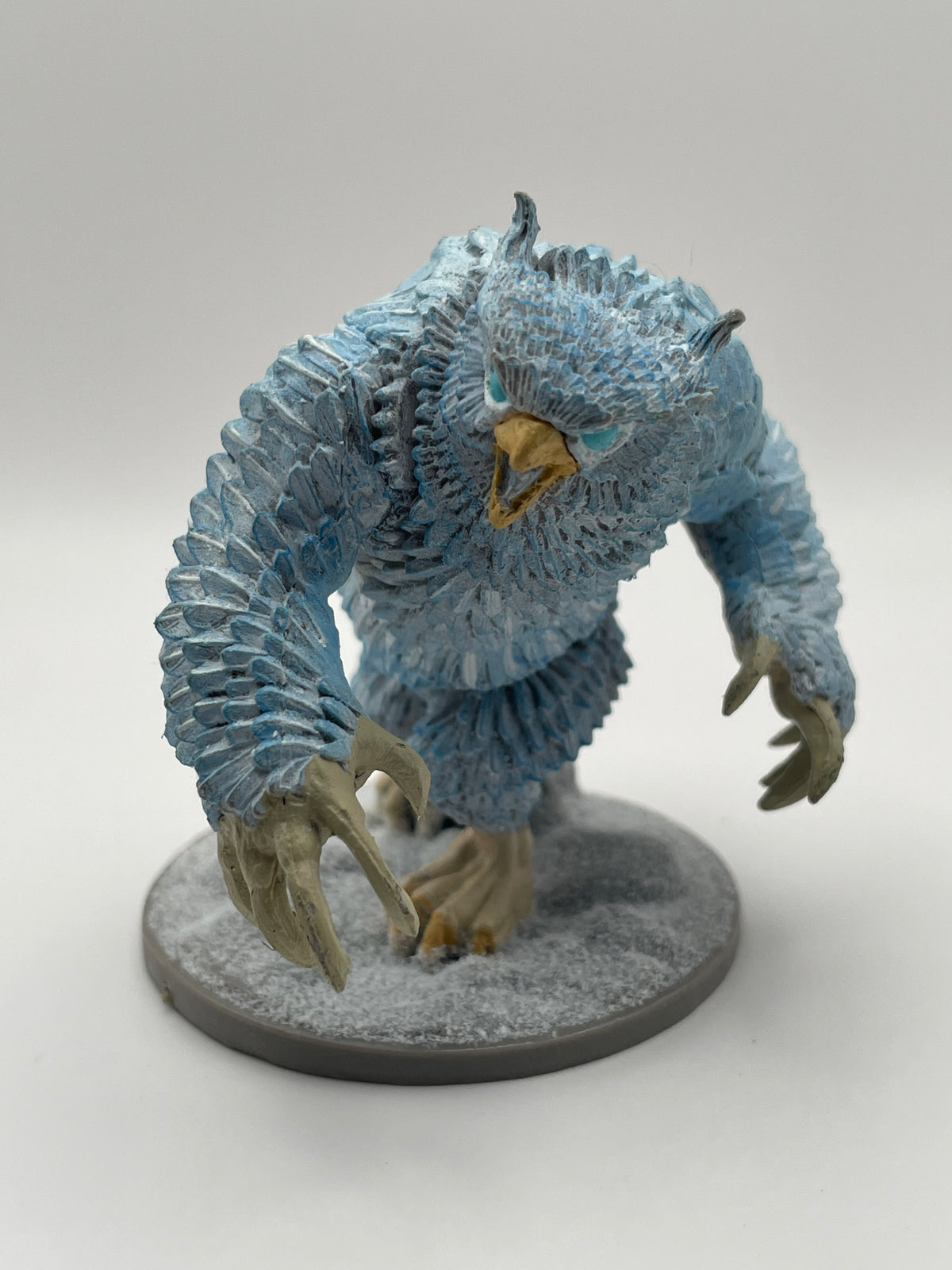 Snowy Owl Bear - Hand Painted Mini Figure