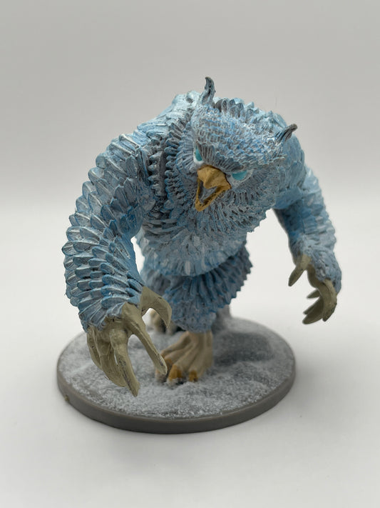 Snowy Owl Bear - Hand Painted Mini Figure
