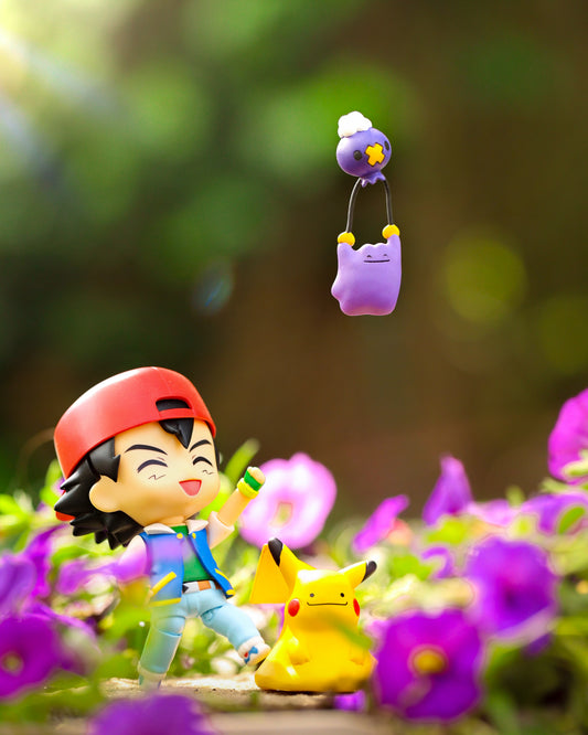 Captain Dangerous Print - Pokémon, Ash and Ditto
