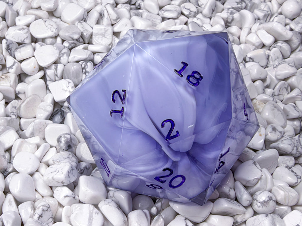 Purple Study - 50mm Giant D20