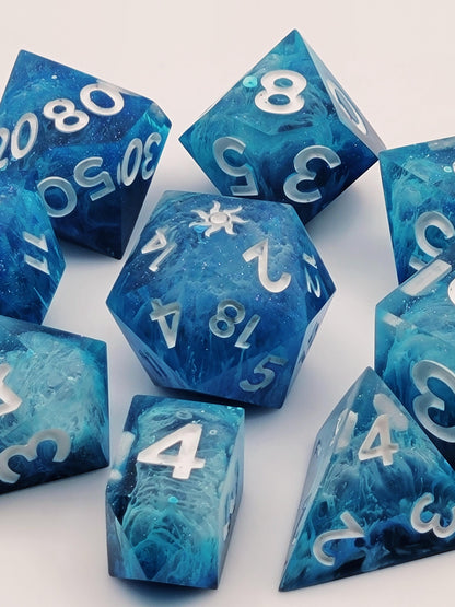 Ice Storm | 9-Piece Petri Dice Set