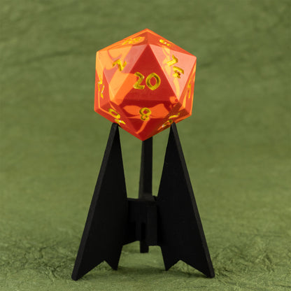 Ireball - 42mm Jesmonite Chonk D20