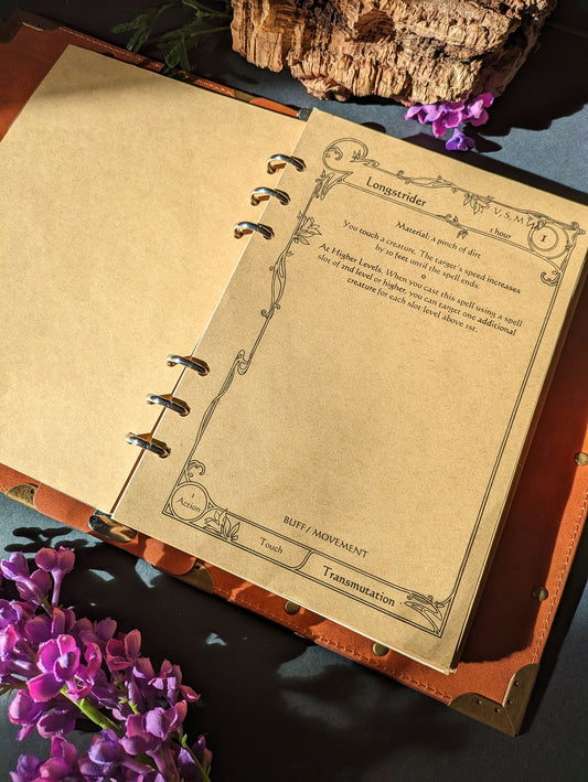 Digital PDF: Ranger D&D 5e Spellbook