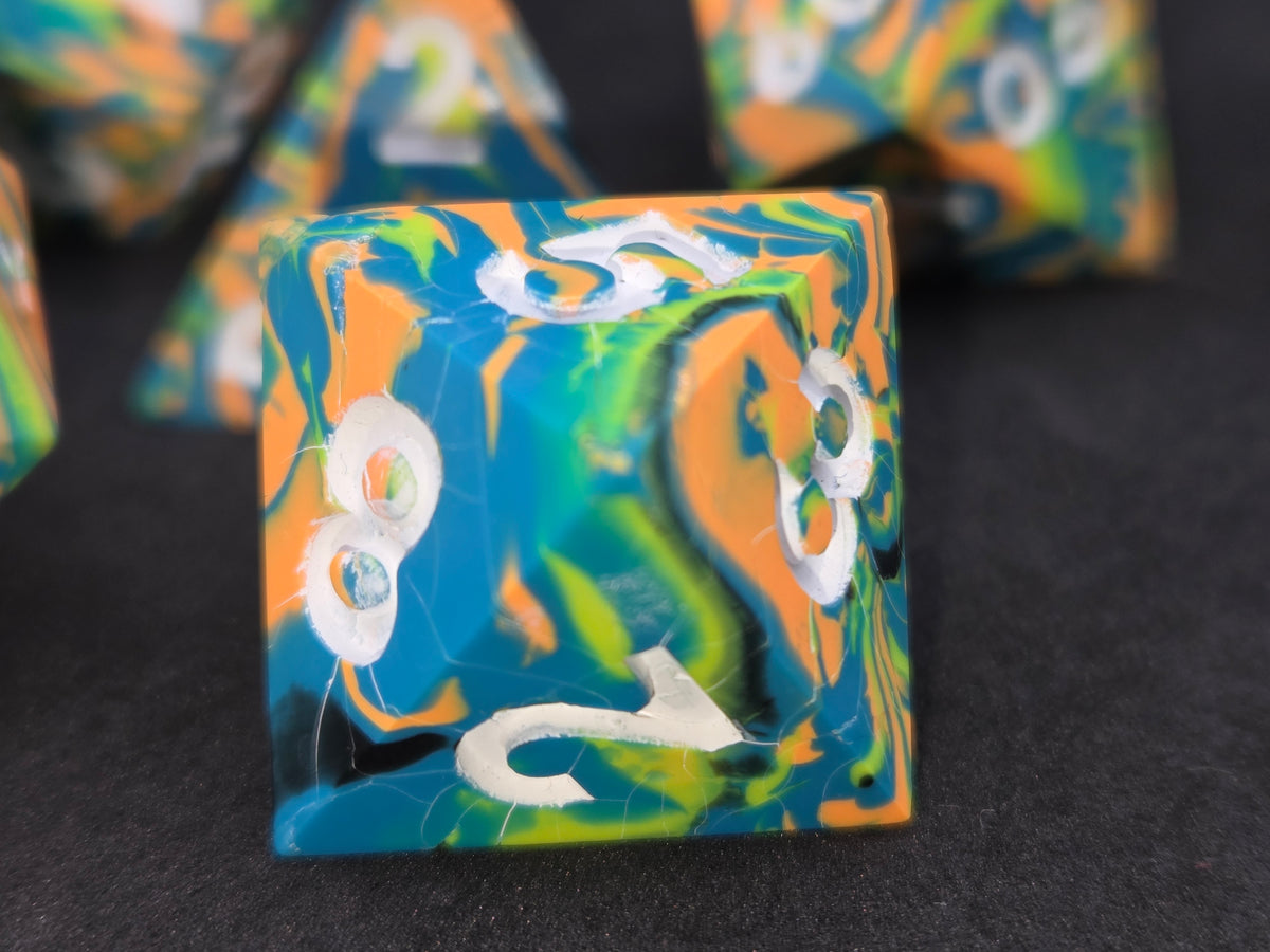 Neon Dreams - 7-Piece Dice Set