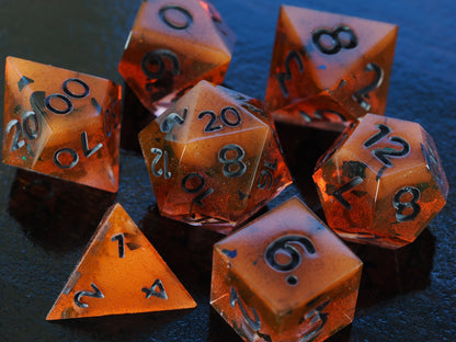Orange and Black - 7-Piece Set