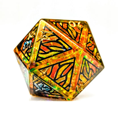 Fireballs Melt Ice - 32mm d20