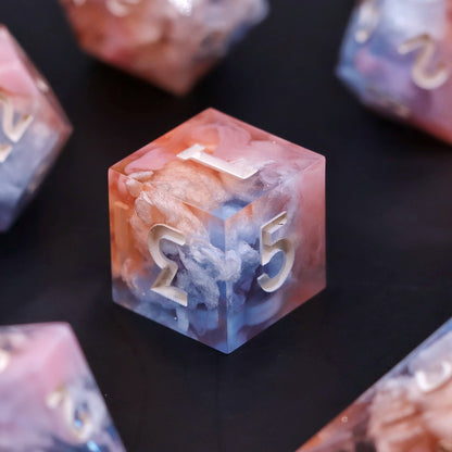 Pastel Sunrise - 7-Piece Dice Set