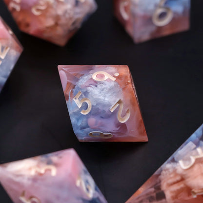 Pastel Sunrise - 7-Piece Dice Set