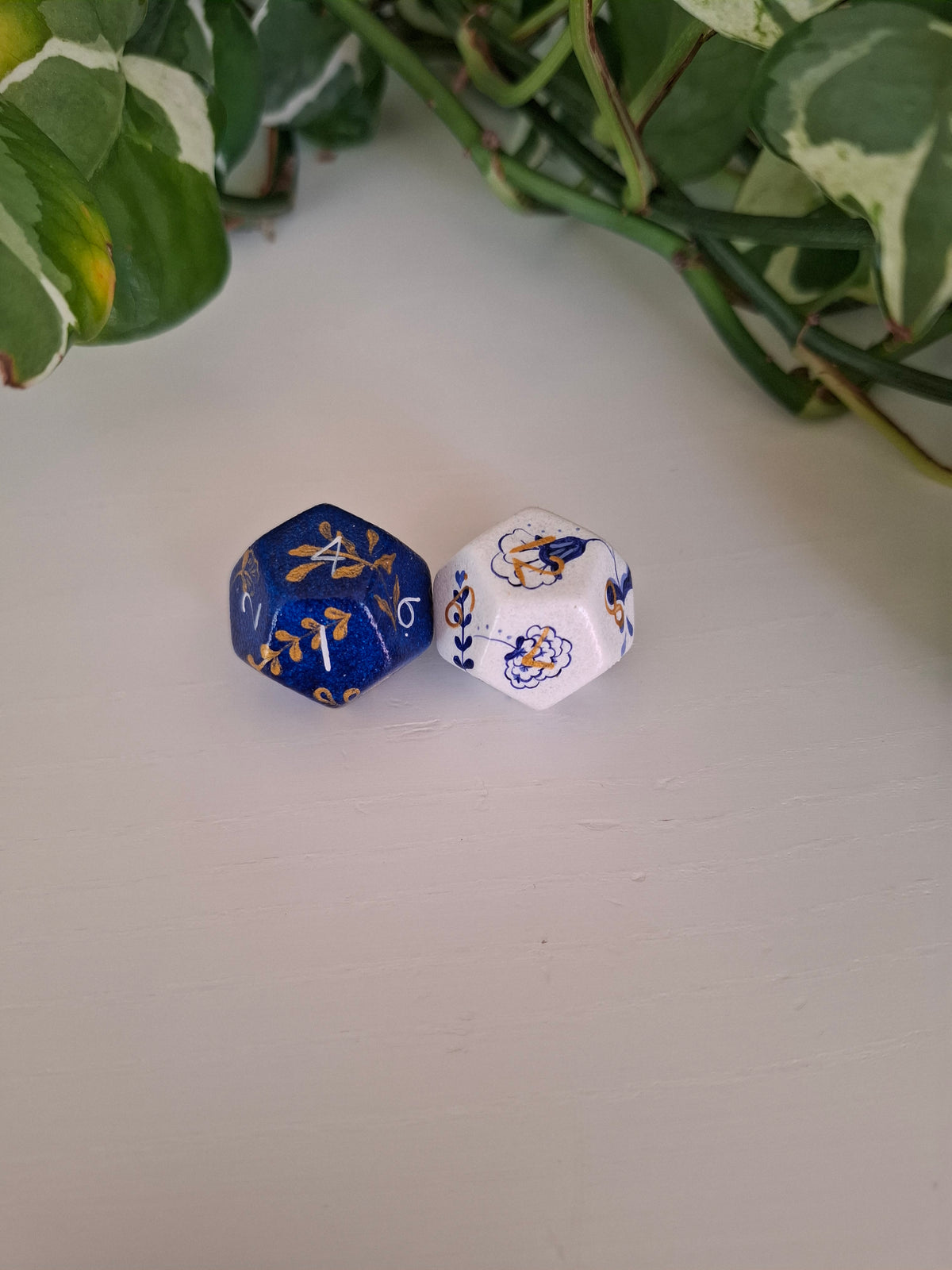 Porcelain Pair - Daggerheart 2D12 Duality Dice