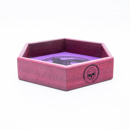 Purpleheart Rebel Loon Hex Rolling Tray