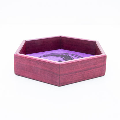 Purpleheart Rebel Loon Hex Rolling Tray