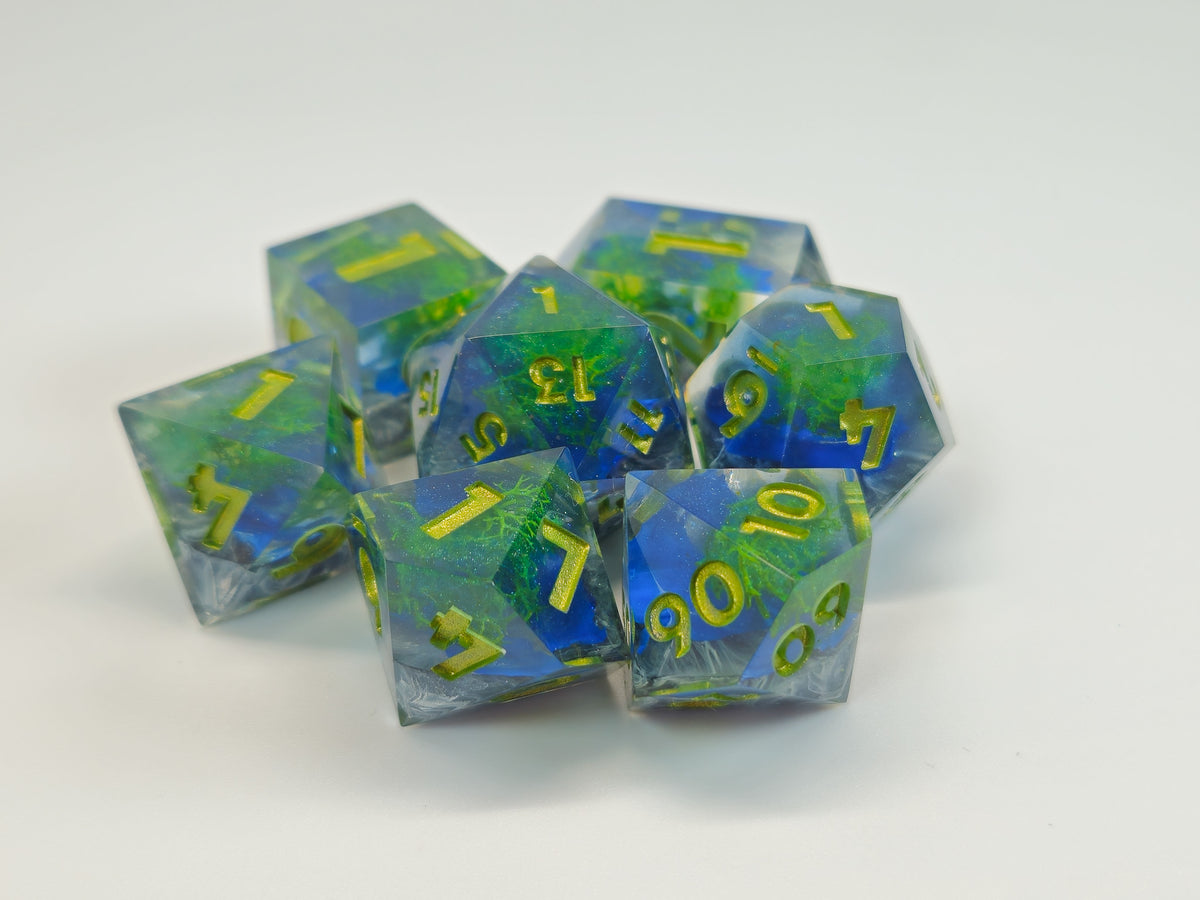 The Reflecting Pool - 7-Piece Dice Set