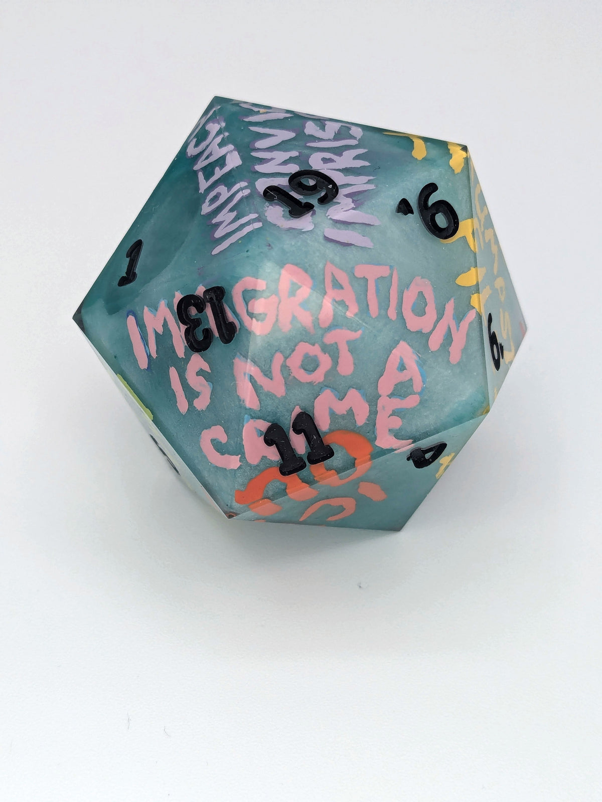 ICE Out Protest Chonk #1 - 55mm d20
