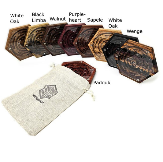 Dexterity Die (Your Choice of Wood)