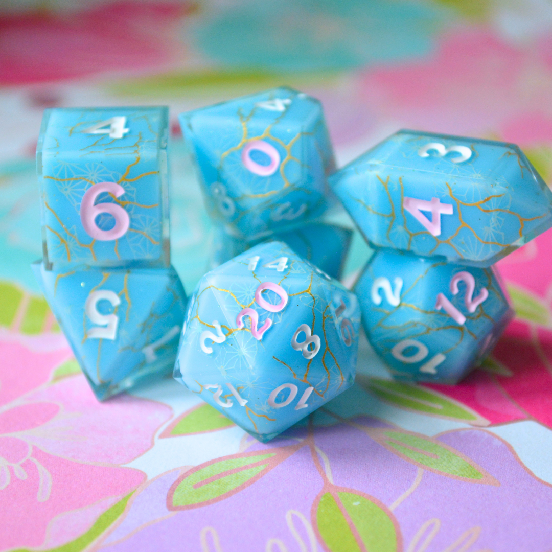 Let Your Light Shine Through Dice Set