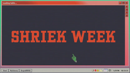Shriek Week Letterman Jacket - Donated by Lily Du