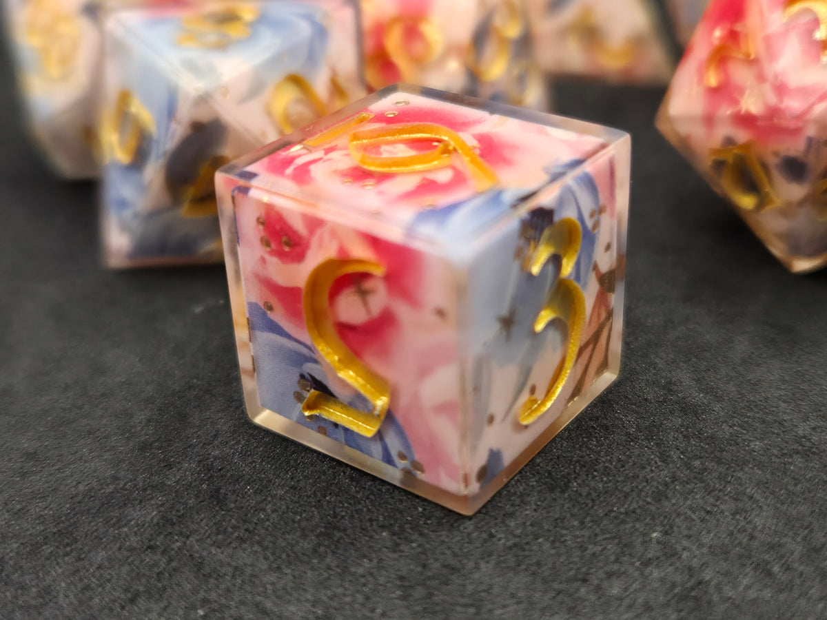 Spring Time Dreaming - 7-Piece Dice Set
