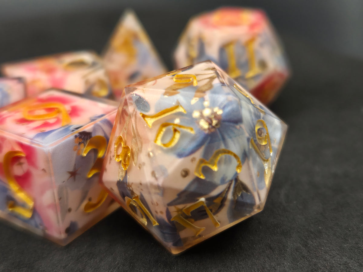 Spring Time Dreaming - 7-Piece Dice Set