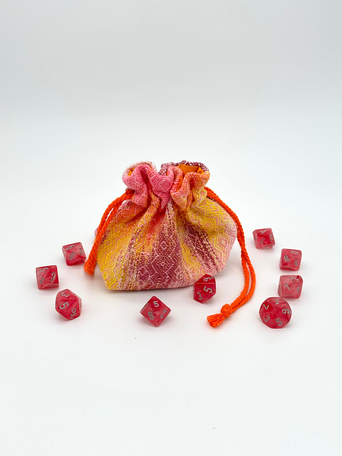 Tangerine Tides SMALL Dice Bag - No. 1/1
