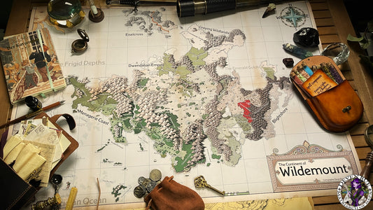 Wildemount Map Print by Deven Rue