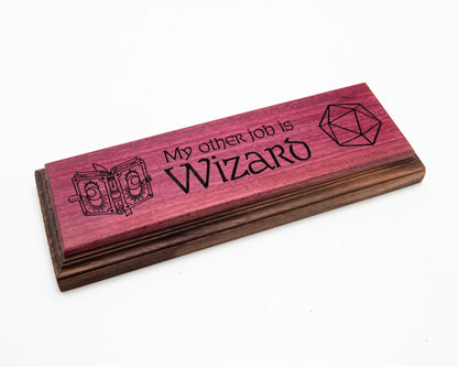 Wizard Desk Plaque
