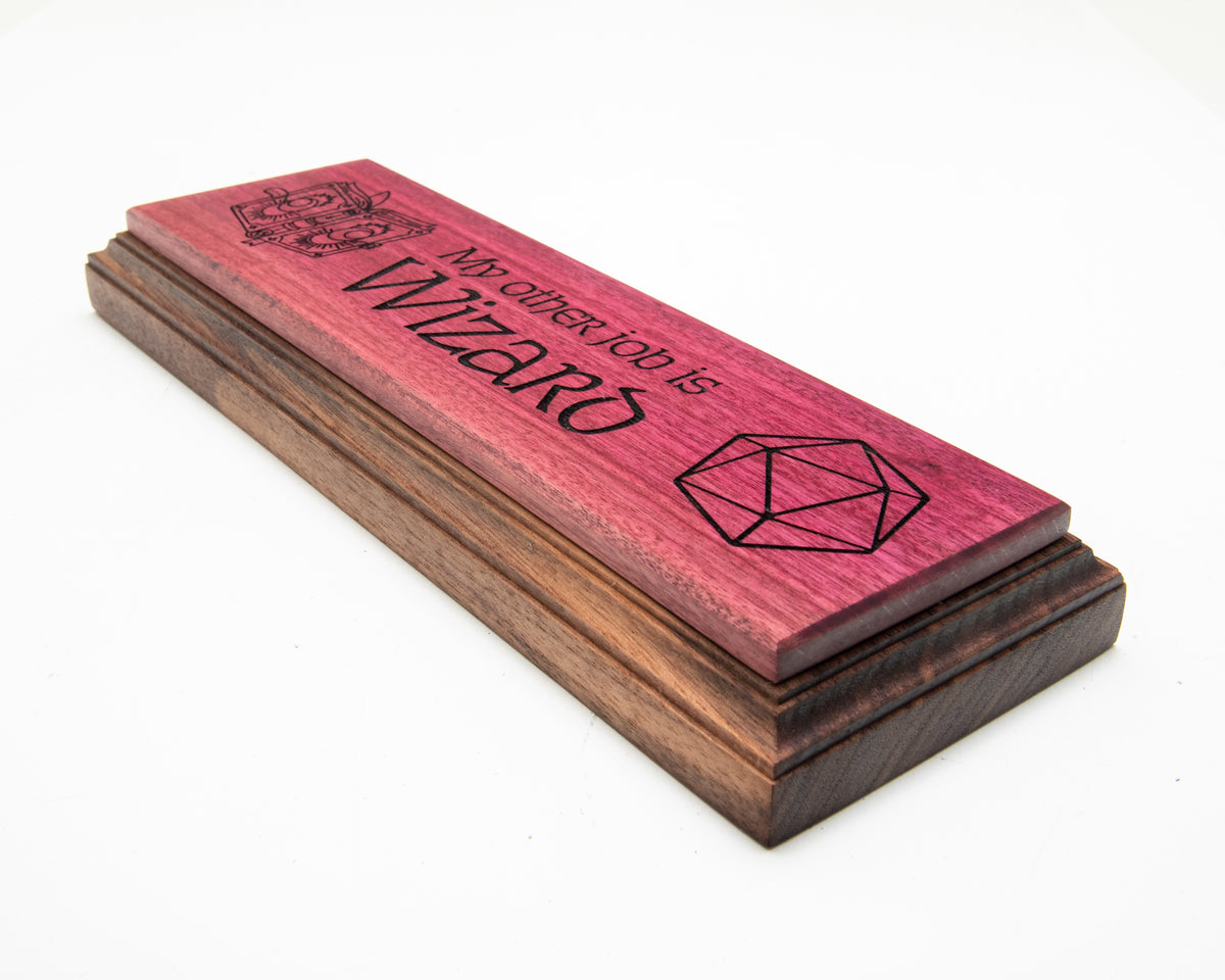 Wizard Desk Plaque