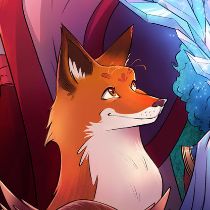 The Wizard, The Witch, and The Wild One Fanart Print