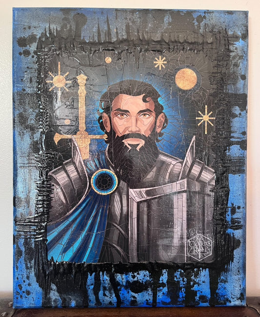 EXU: Calamity Canvas Art Print - Signed by Luis Carazo