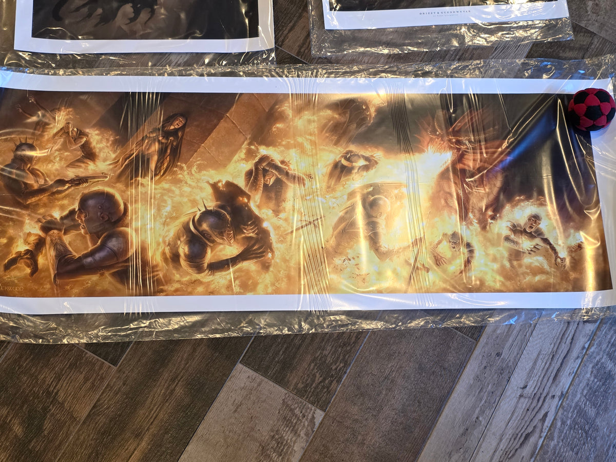 "Dragonfire" Giclée Print Signed by Todd Lockwood