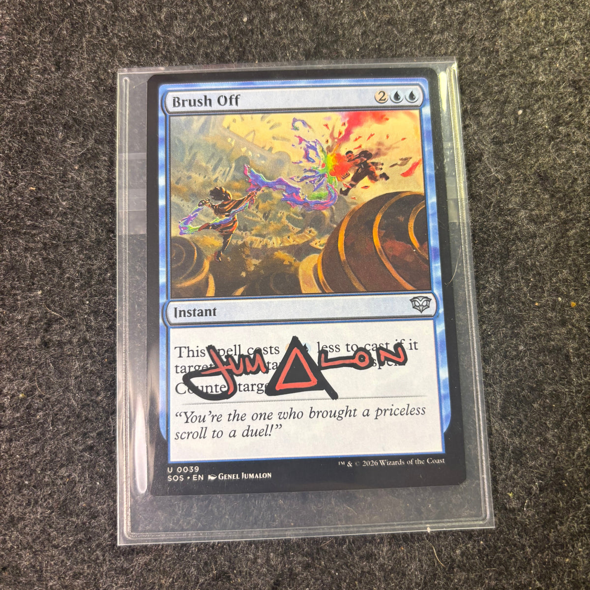 MtG: Brush Off - Signed by Genel Jumalon