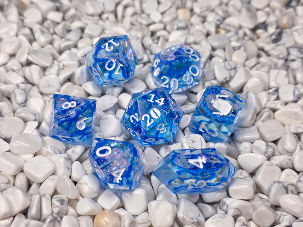 Icebreaker 7-Piece Geode Dice Set
