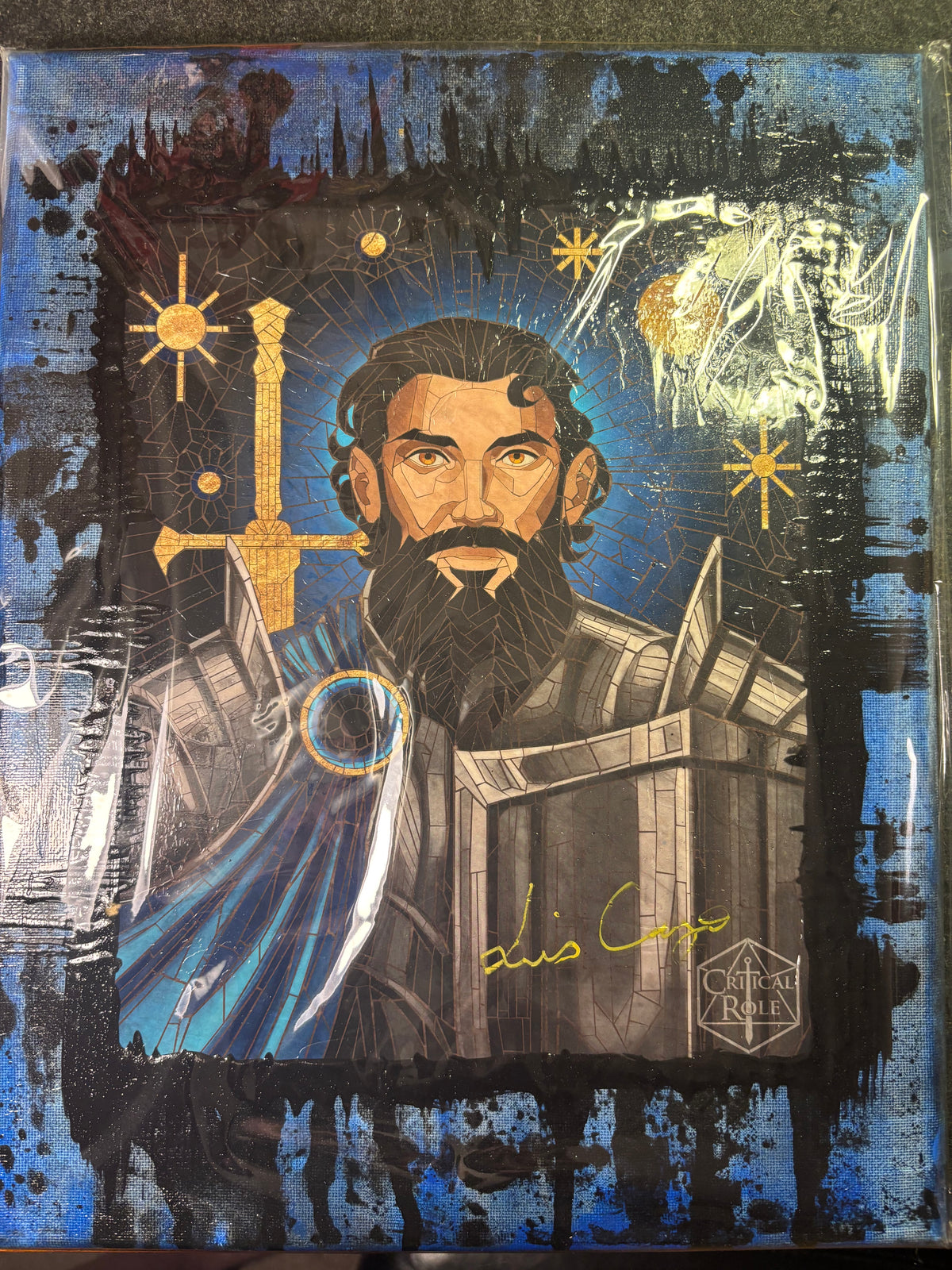 EXU: Calamity Canvas Art Print - Signed by Luis Carazo