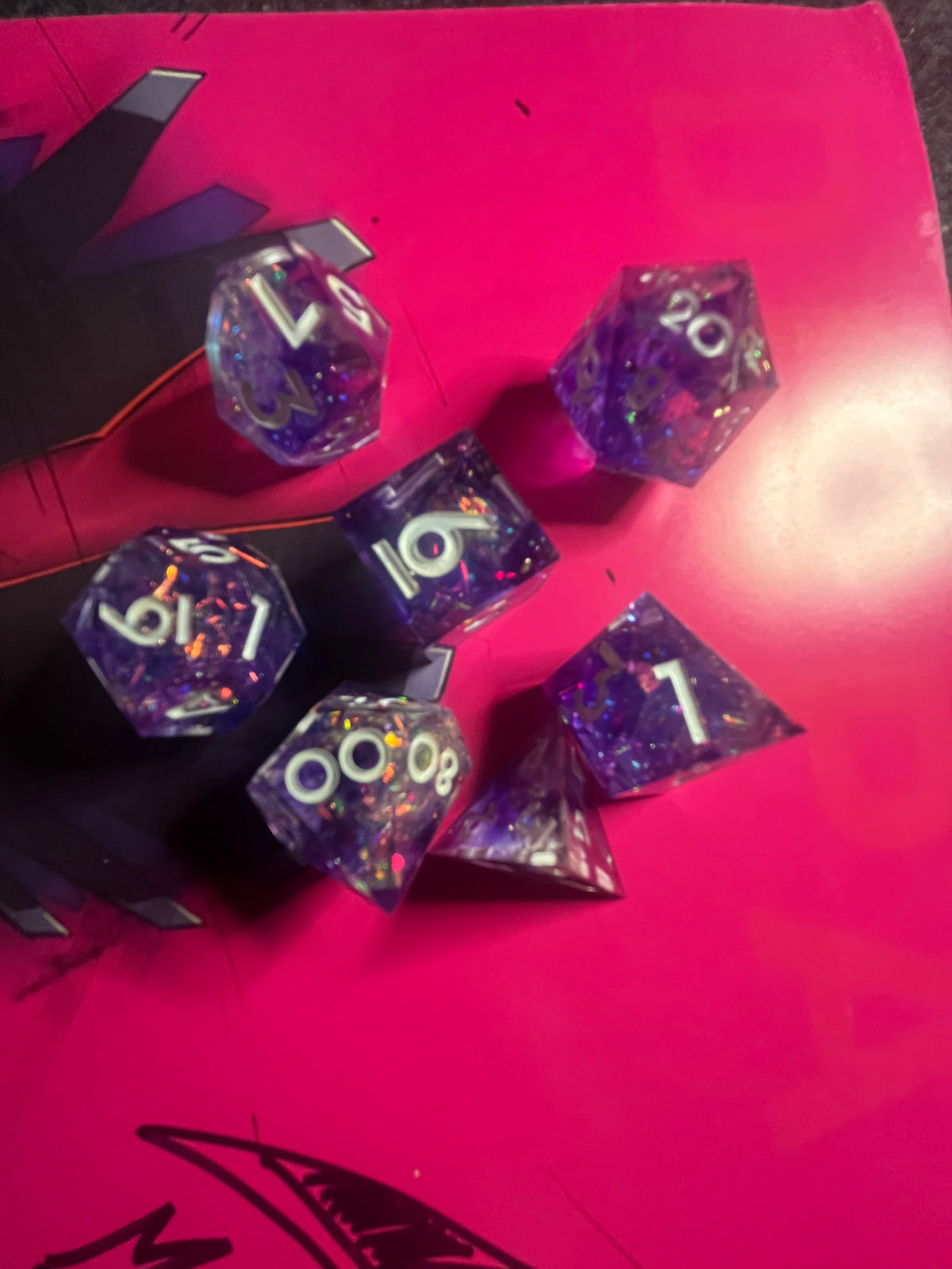 Dispatch Poster + Dice Set - Signed by Mayanna Berrin