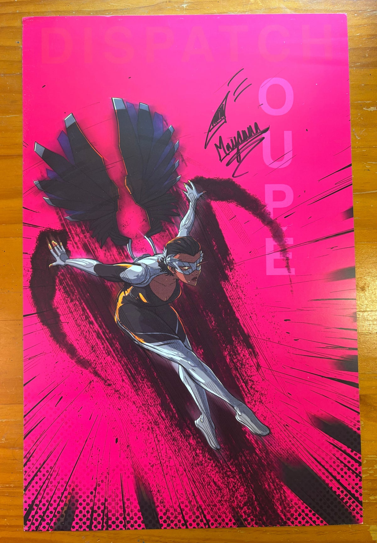 Dispatch Poster + Dice Set - Signed by Mayanna Berrin