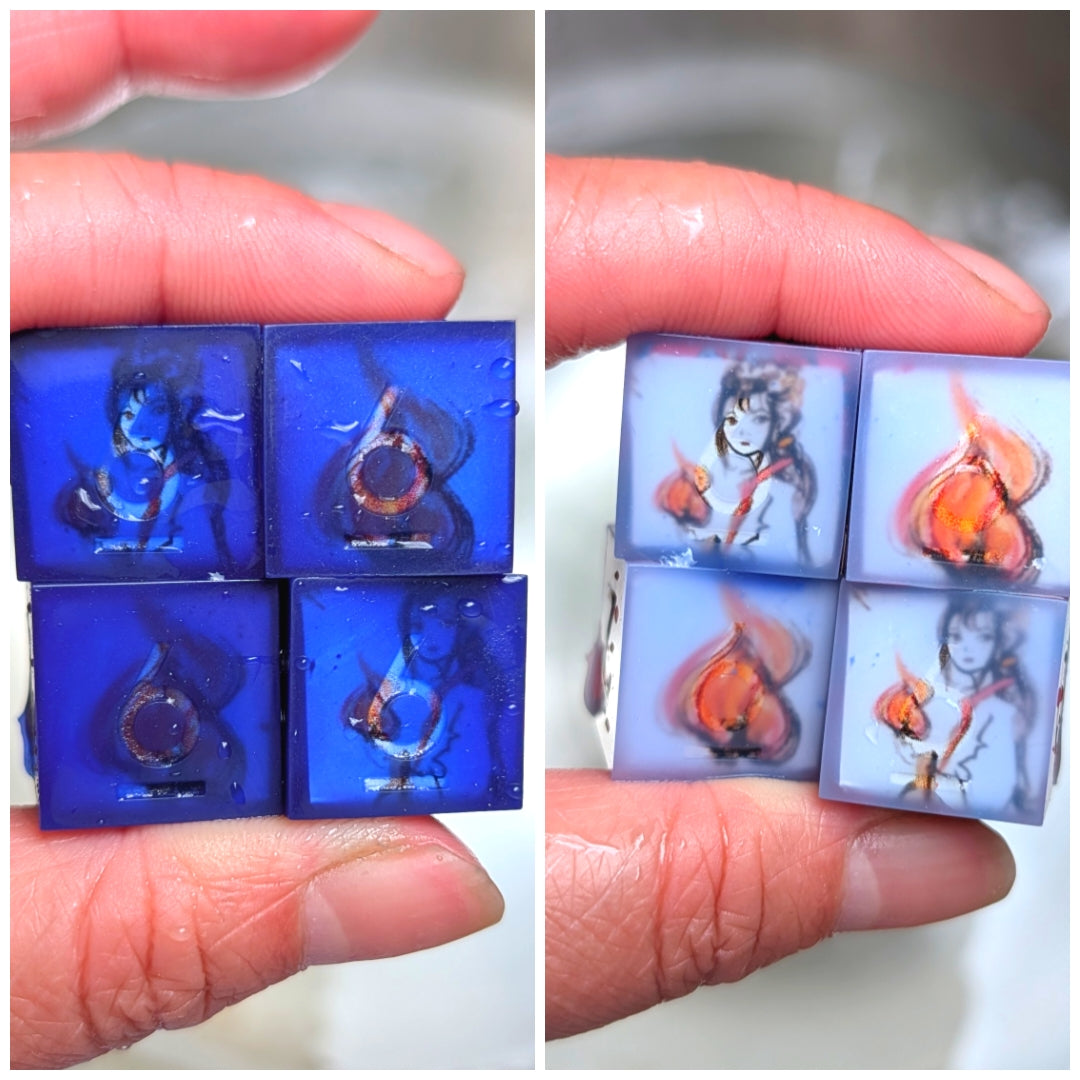 Melting the Ice - 6D6 Temperature Color Change Dice