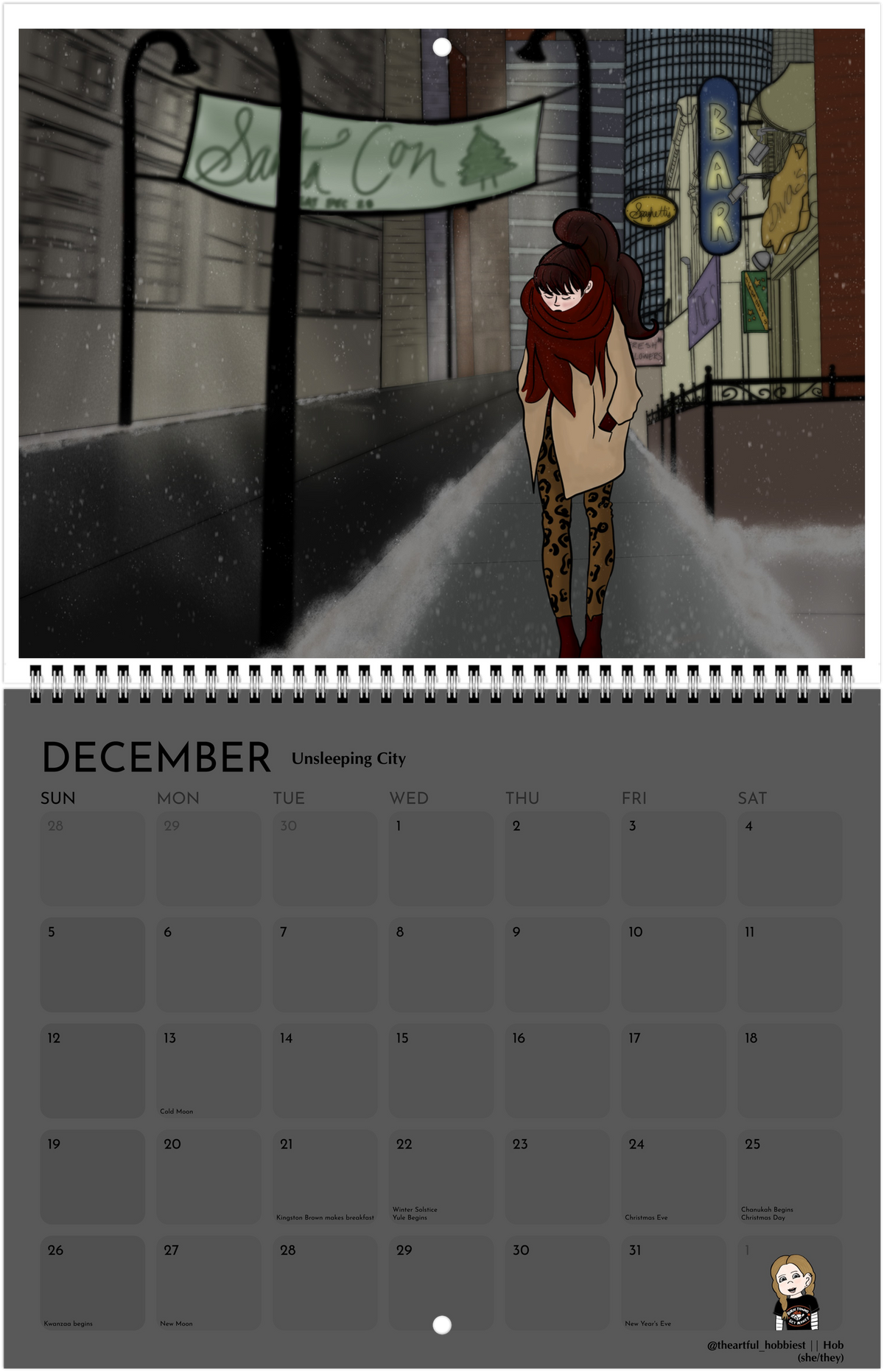 Unofficial 2027 Dimension20 Fanart Calendar (Listing #1)