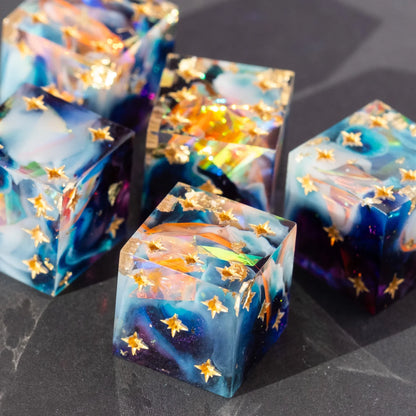 Neon Space -Pip 5D6 Dice Set