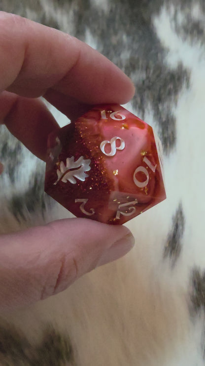 Fire of Resistance - 35mm Chonk D20