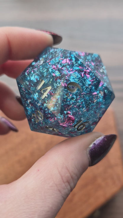 Foil Storm - 40mm Chonk D20