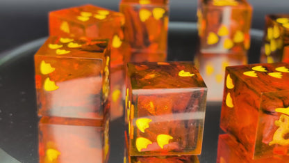 Flame Step - 8d6 Dice Set