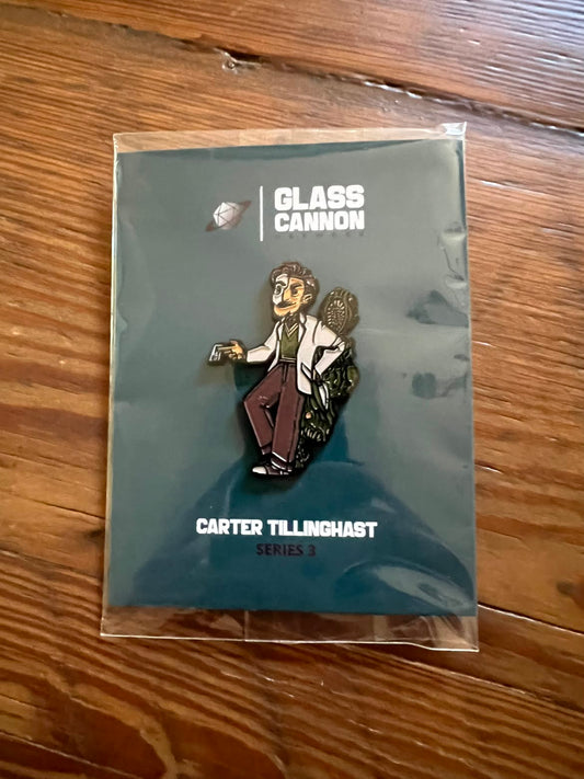 Time for Chaos Carter Tillinghast Pin - Signed by Rob Kerkovich