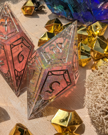 Rose Gold - 2d10 Dice Set