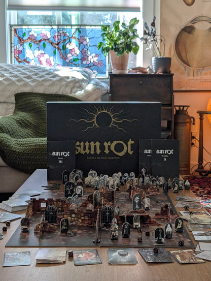 Bundle 2) Sun Rot Board Game, Witty Goblin x MISCAST Mini, KOGAN x Brain Dead x Smash Bash LE Mini