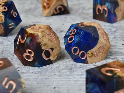 Spellbind - Vasticola Burl Hybrid 7-Piece Dice Set