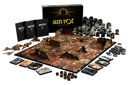Bundle 2) Sun Rot Board Game, Witty Goblin x MISCAST Mini, KOGAN x Brain Dead x Smash Bash LE Mini