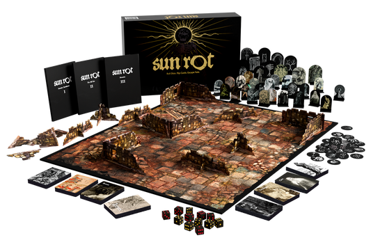 Bundle 2) Sun Rot Board Game, Witty Goblin x MISCAST Mini, KOGAN x Brain Dead x Smash Bash LE Mini