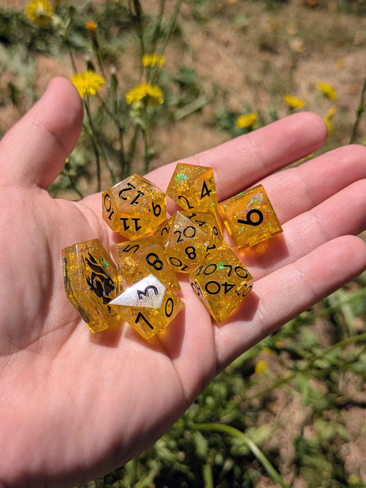 Sunlit - 8-Piece Dice Set