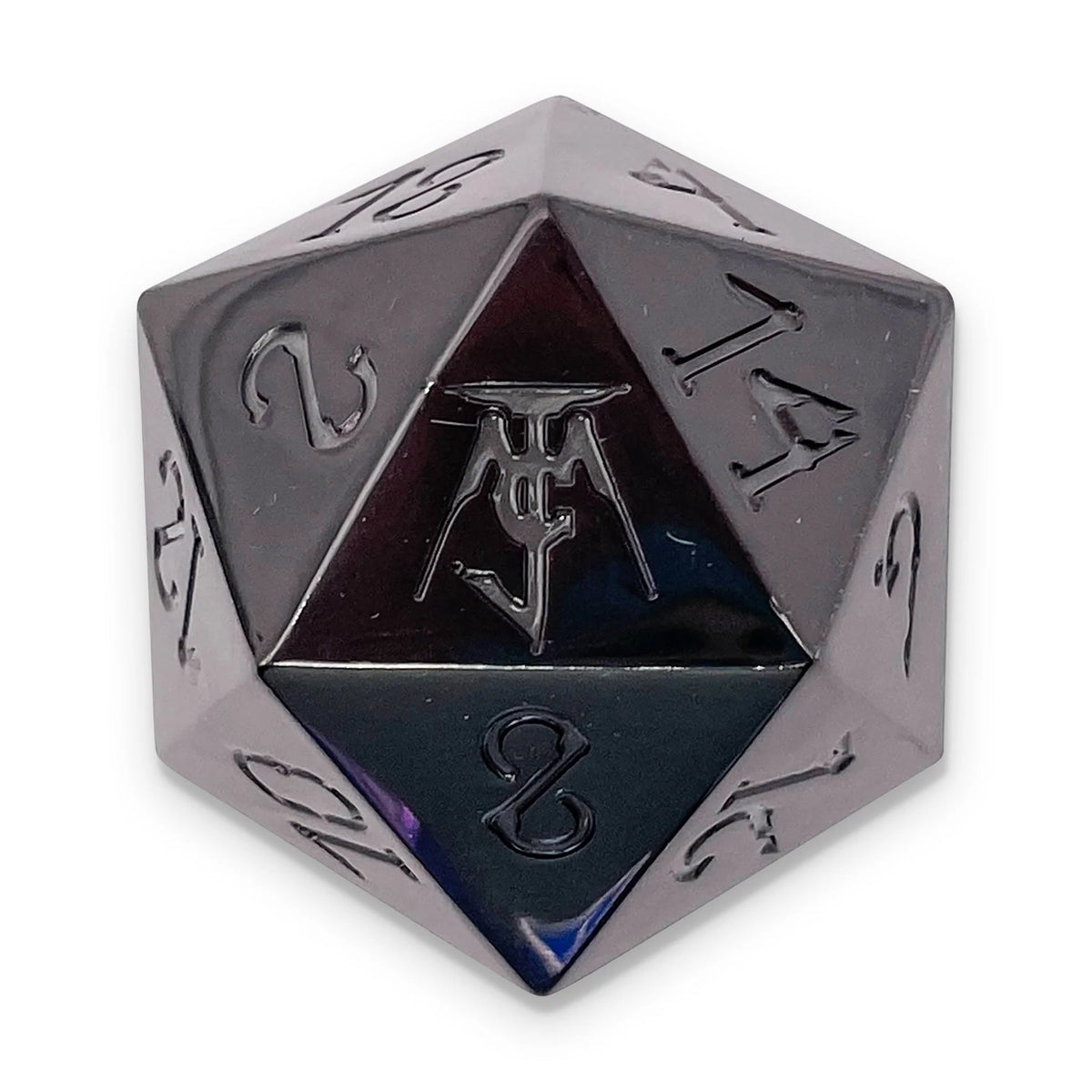 Signed Jason Charles Miller Exclusive D20 Boulder from Norse Foundry - 45MM Alloy Metal Boulder with Dice Box